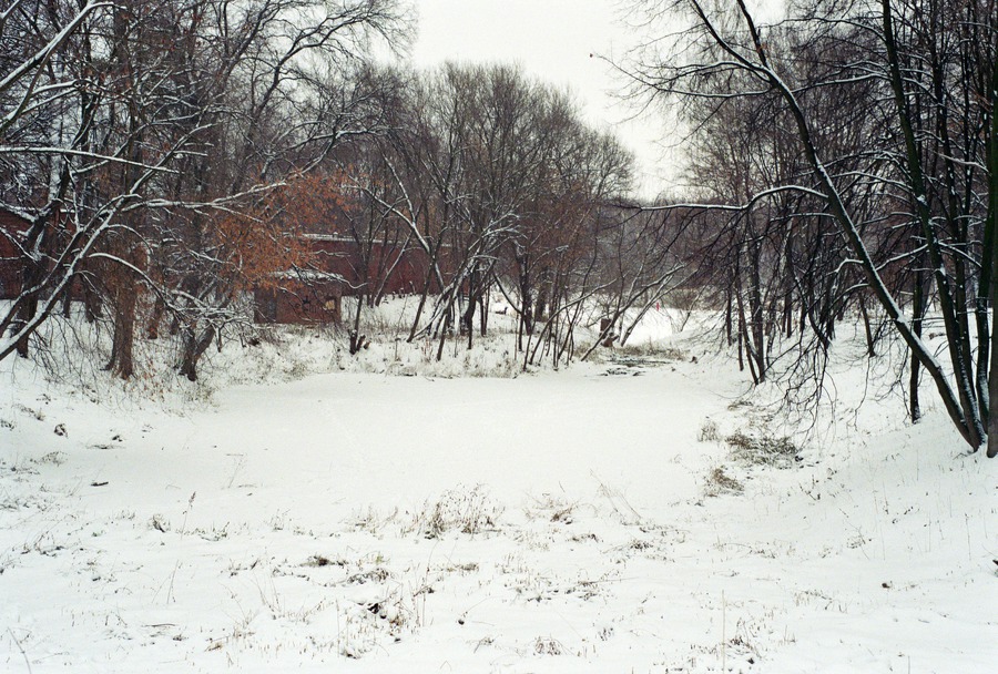The winter. Test photo taken by lens Nikon Series E 50 mm f/ 1.8 (II) on camera 